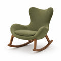 Mecedora de Tela con Base de Madera