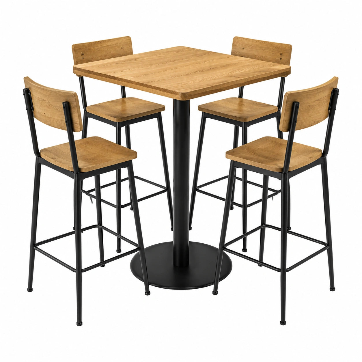 Conjunto de Muebles de Exterior de Aluminio y Cuerda Verde Oliva