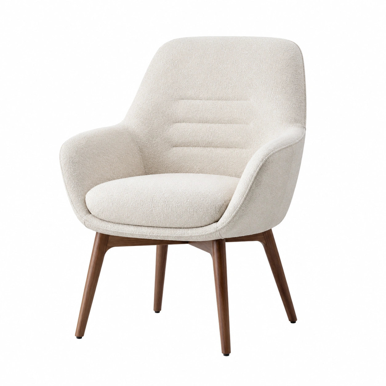 Sillón de cuero genuino con patas de madera verde 84x65x75 cm